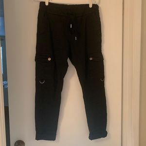 Black Cargo/Jogger Pants